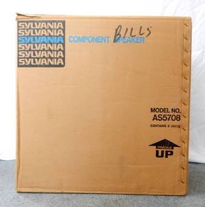 lot 12 image: New in Sealed Box Sylvania Component Speaker Set Model AS5708