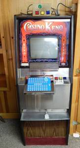 lot 4 image: Vintage 1983 Omega Products Casino Used Electronic Keno Machine - UPDATED