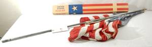 lot 98 image: American Flag With Pole