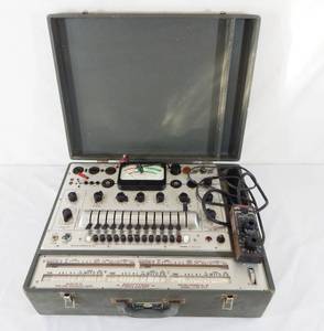 lot 78 image: Vintage Precision Apparatus Company Electronic Tube and Transistor Tester