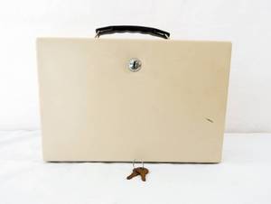 lot 35 image: Vintage Rockaway Metal Products Company Lock Box