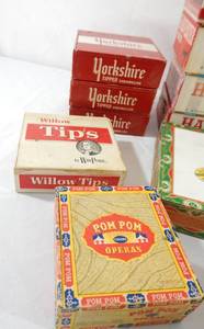 lot 118 image: Large Lot of Vintage Cigar Boxes