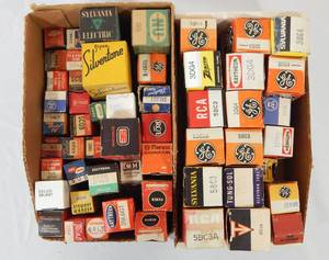 lot 66 image: Lot of Vintage Vacuum Tubes - Over 50 Tubes