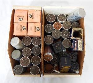 lot 68 image: Lot of Vintage Radio Vibrator Vacuum Tubes - Over 25 Tubes and Tube Tools