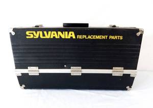 lot 70 image: Vintage Sylvania Replacement Parts TV Radio Serviceman Case
