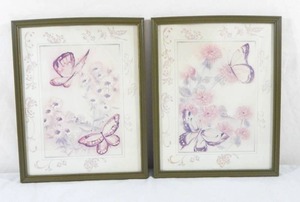lot 113 image: Lot of Vintage Pastel Framed Art
