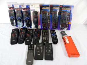lot 95 image: Large Lot of RCA Universal Remotes