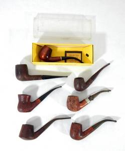 lot 120 image: Lot of Vintage New and Estate Tobacco Pipes