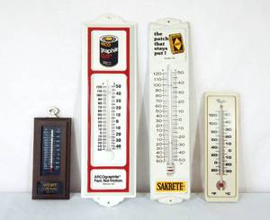 lot 63 image: Lot of Vintage Thermometers