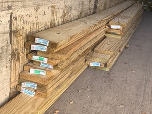 lot 52 image: Lot Of New Deck Lumber
