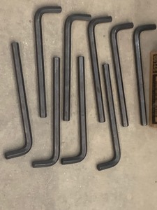 lot 15 image: Lot Of (8) Allen Wrenches
