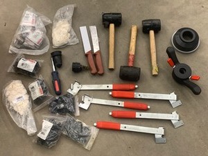 lot 18 image: Box Of Assured Tools, Fittings, Commercial Supplies