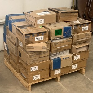 lot 6 image: Pallet Lot Of Commercial Vinyl Floor Tile