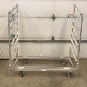 lot 34 image: National Cart Folding Aluminum Tray Rack