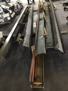 Bridge Crane and Steel Beams lot