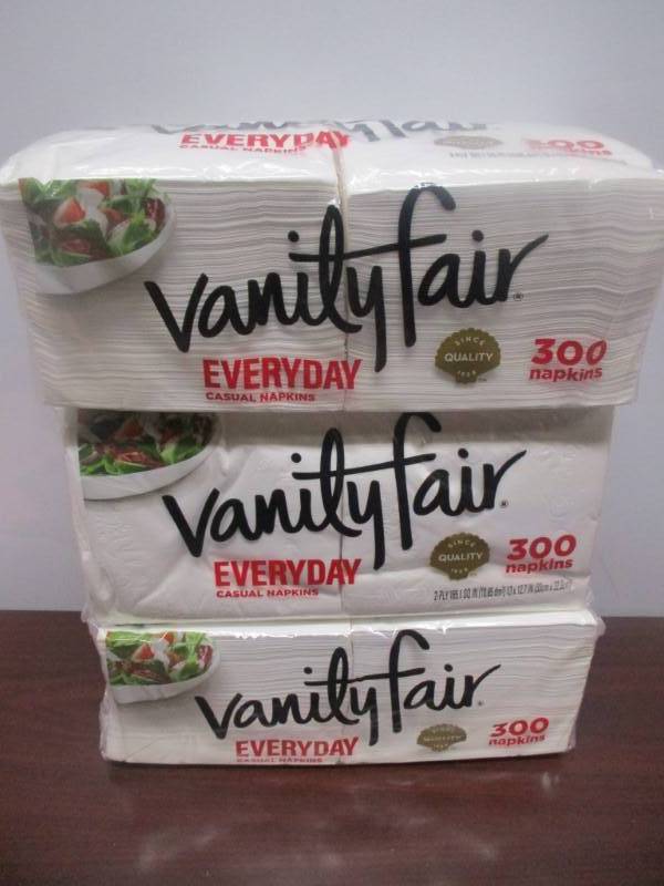 Vanity Fair Napkins Office 83 K Bid