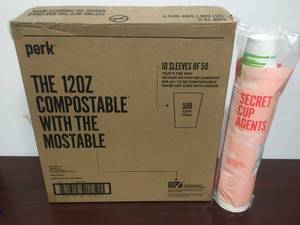 lot 15 image: Compostable Hot Cups