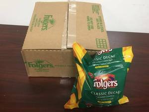 lot 35 image: Folgers Decaf Coffee