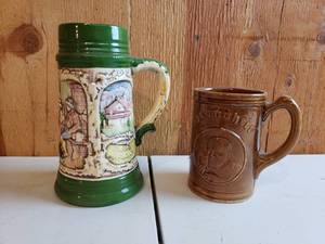 lot 18 image: Drinking Stein and Mug