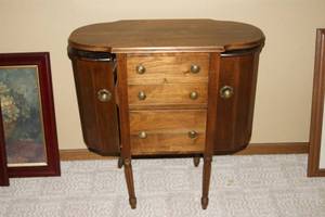 lot 10 image: Martha Washington Sewing Cabinet