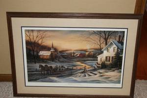 lot 30 image: Terry Redlin Print