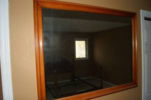lot 42 image: Bed Frame and Mirror