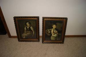 lot 50 image: Lot of 2 Paintings
