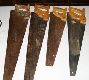 lot 111 image: Lot of 4 Saws