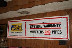 lot 36 image: Parts Master Banner