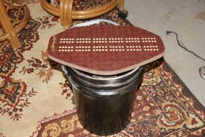 lot 47 image: Tackle BoxCribbage Board