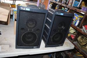 lot 12 image: Lot of (2) Anchor Audio Liberty 4500 Powered Stereo Speakers