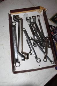 lot 95 image: Box Wrenches, Open End Wrenches MetricASE