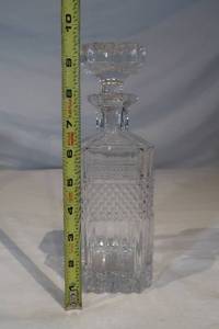 lot 54 image: Square Glass Decanter