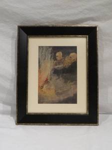 lot 80 image: Professionally Framed Art Print