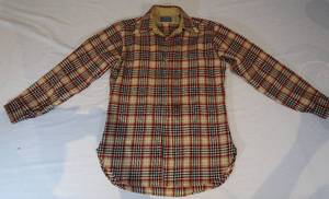 lot 86 image: Pendleton Long Sleeved Wool Button Up Shirt