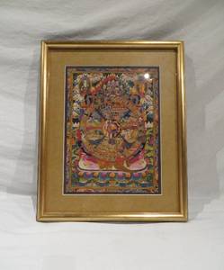 lot 116 image: Asian-Inspired Framed Art