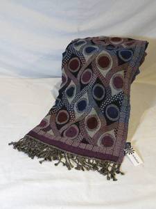 lot 120 image: Geometric Print Scarf from Bibelot - New with Tags