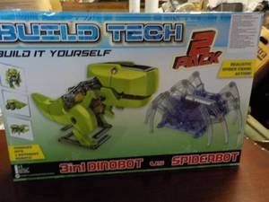 lot 1 image: Build  Tech 2 Pack 3 in 1 Dino Bot ...