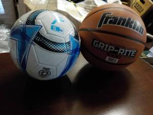 lot 26 image: Soccerball and Basketball...
