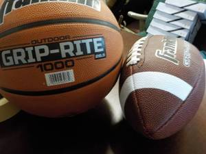 lot 41 image: Franklin Basketball and Football...