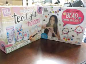lot 100 image: Tea Light Holders Kit and Charm Bra...