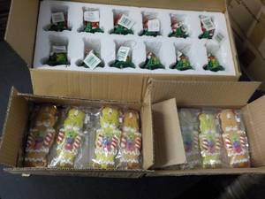 lot 107 image: 36 Xmas Ornaments 12 Frogs and 24 ...