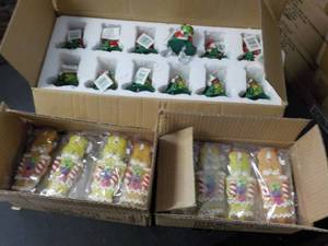 lot 108 image: 36 Xmas Ornaments 12 Frogs and 24 ...