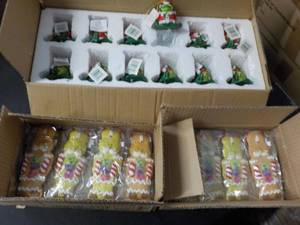 lot 113 image: 36 Xmas Ornaments 12 Frogs and 24 ...