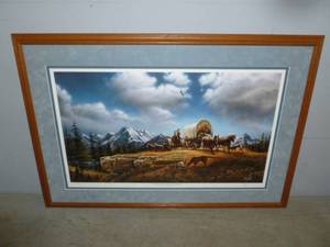 lot 2 image: Terry Redlin Print