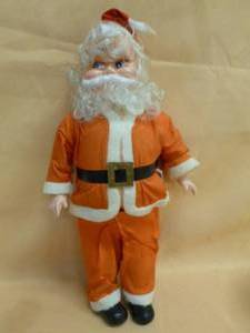 lot 9 image: Vintage Santa Doll