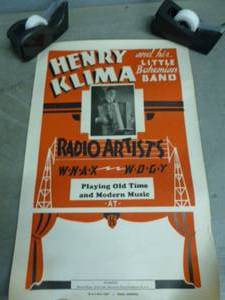 lot 43 image: Vintage Band Poster