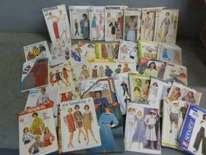 lot 111 image: Vintage Cloths Patterns