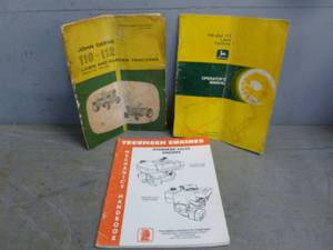 lot 198 image: Vintage John Deere Manuals