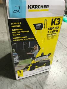 lot 2 image: Karcher K 3.000 1,800 PSI 1.3 GPM Electric Pressure Washer- good condition